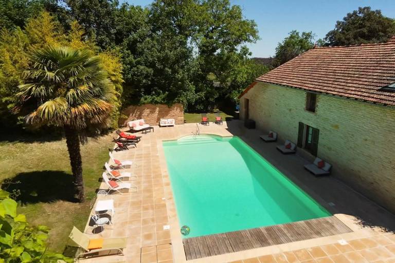 La piscine de 12 mètres