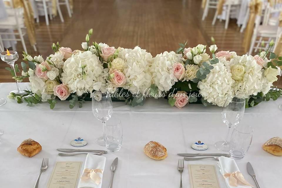 Tables et fleurs d'un jour