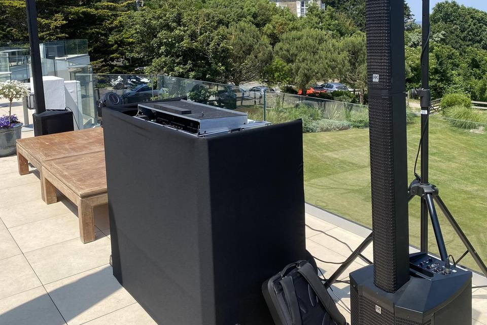 Dj Set Terrasse