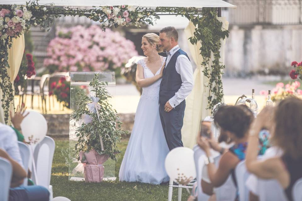 Mariage Château Chapeau Cornu