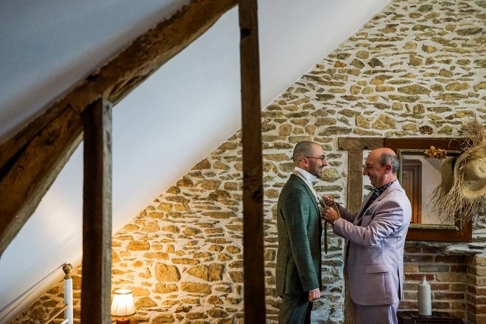 Les préparatifs des hommes