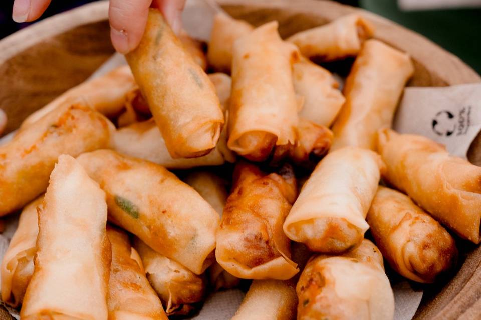 Springrolls à la langoustine