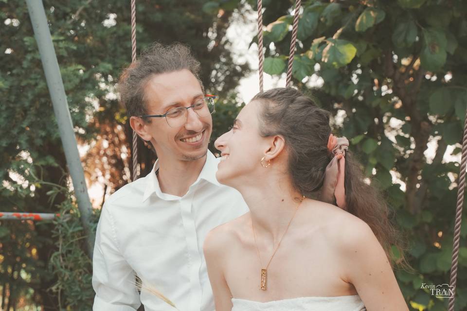 Couple balançoire