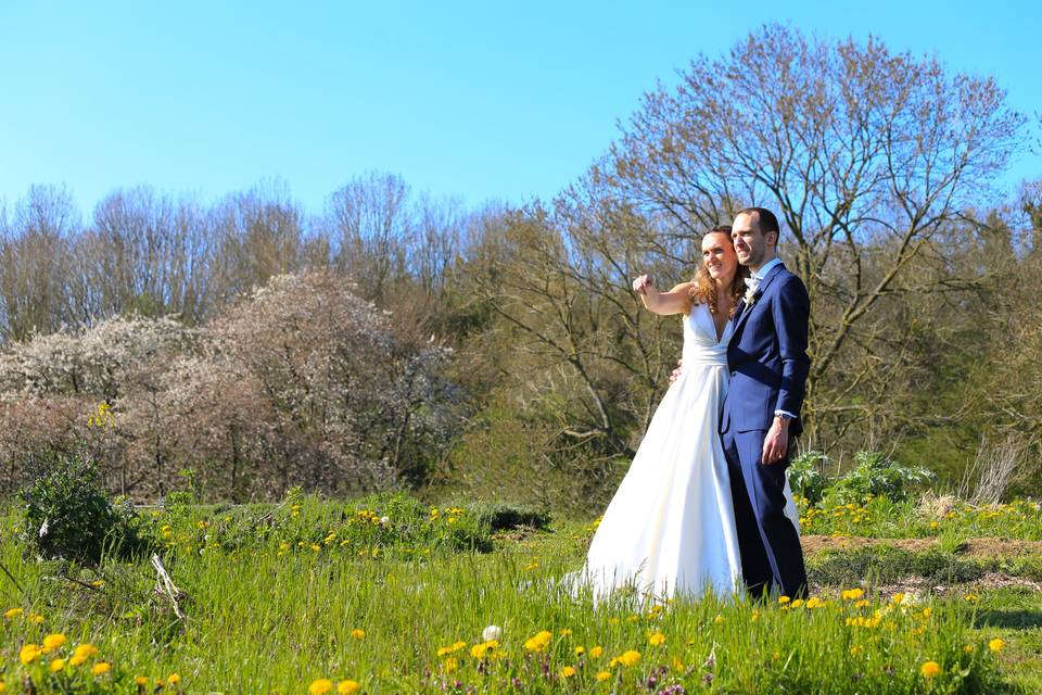 Le shooting des mariés