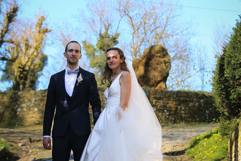 Le shooting des mariés
