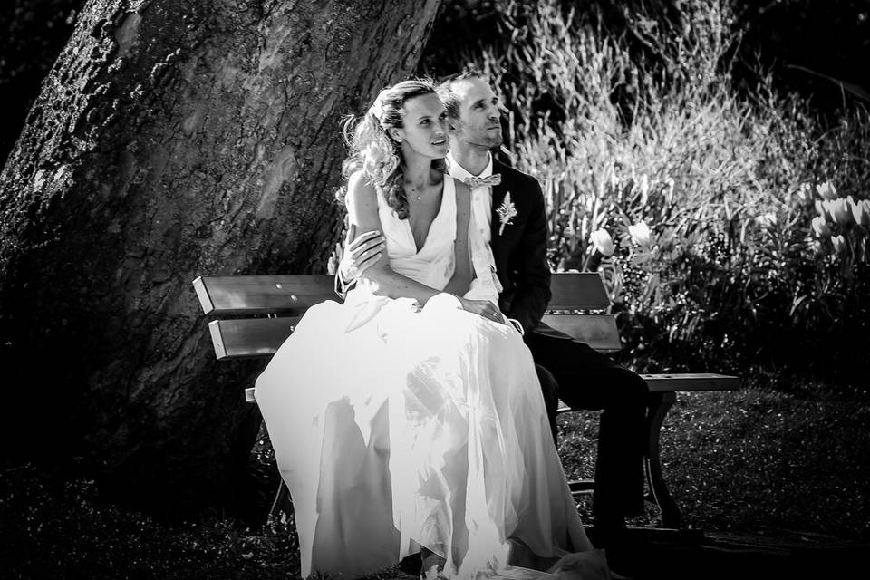 Le shooting des mariés