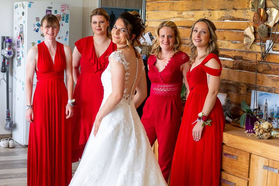 Préparation de la mariée