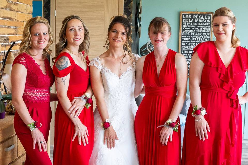 Préparation de la mariée