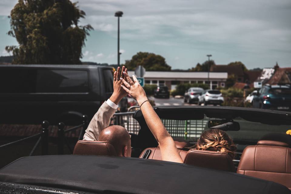 Le shooting des mariés