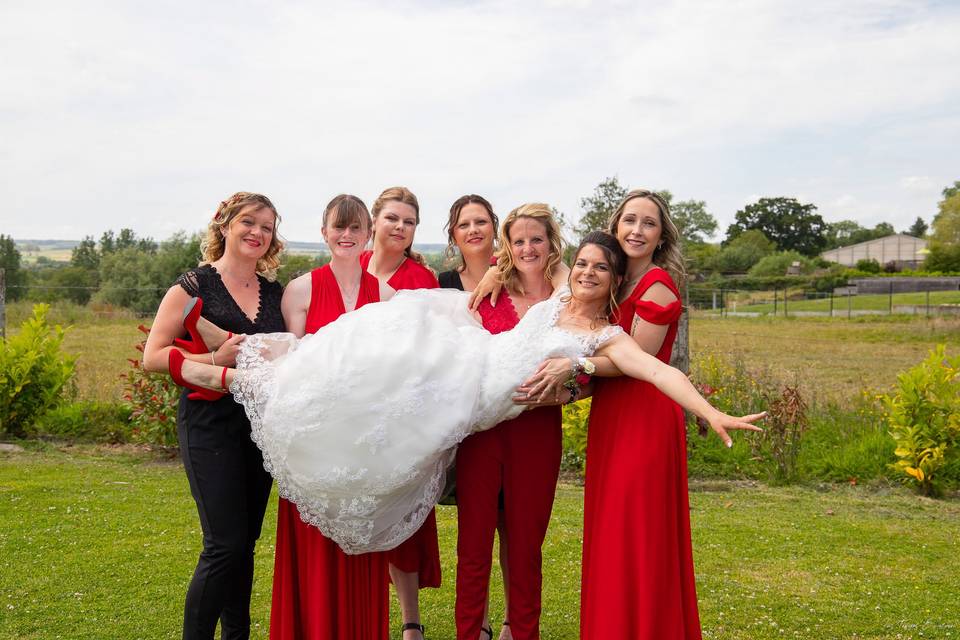 Préparation de la mariée