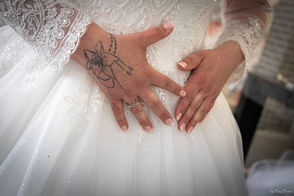 Préparation de la mariée