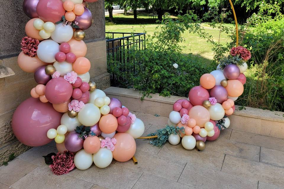 Arche ballons organiques