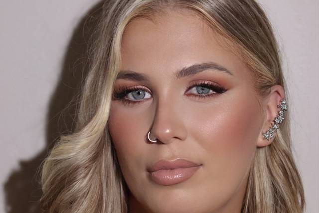 Glam makeup