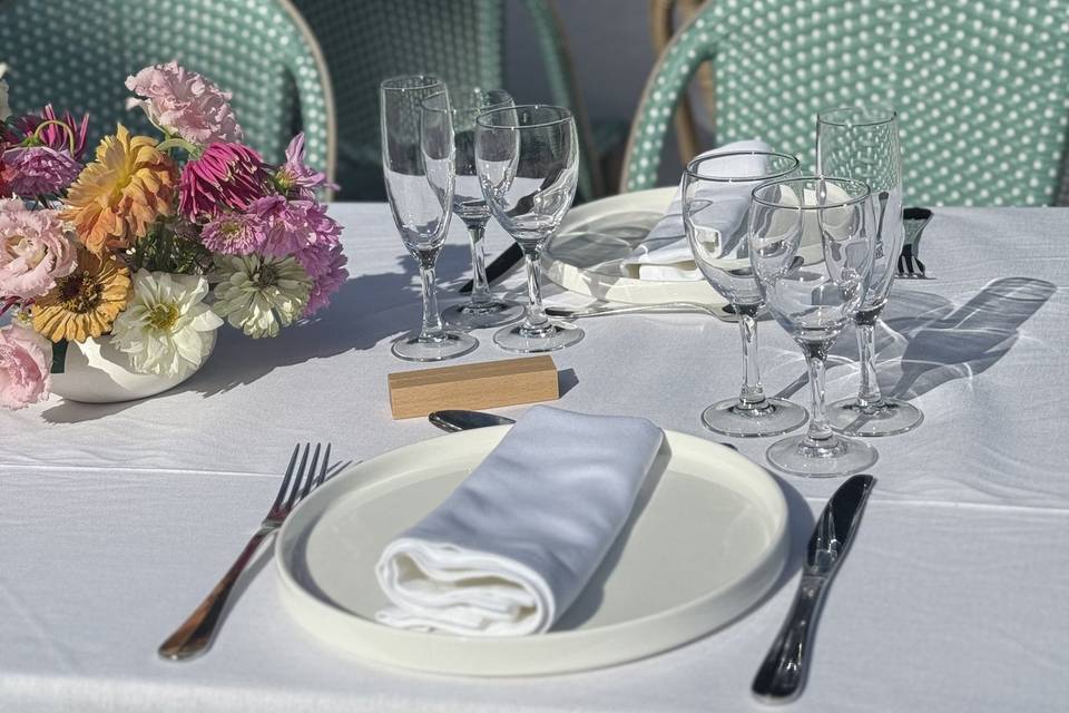 A table