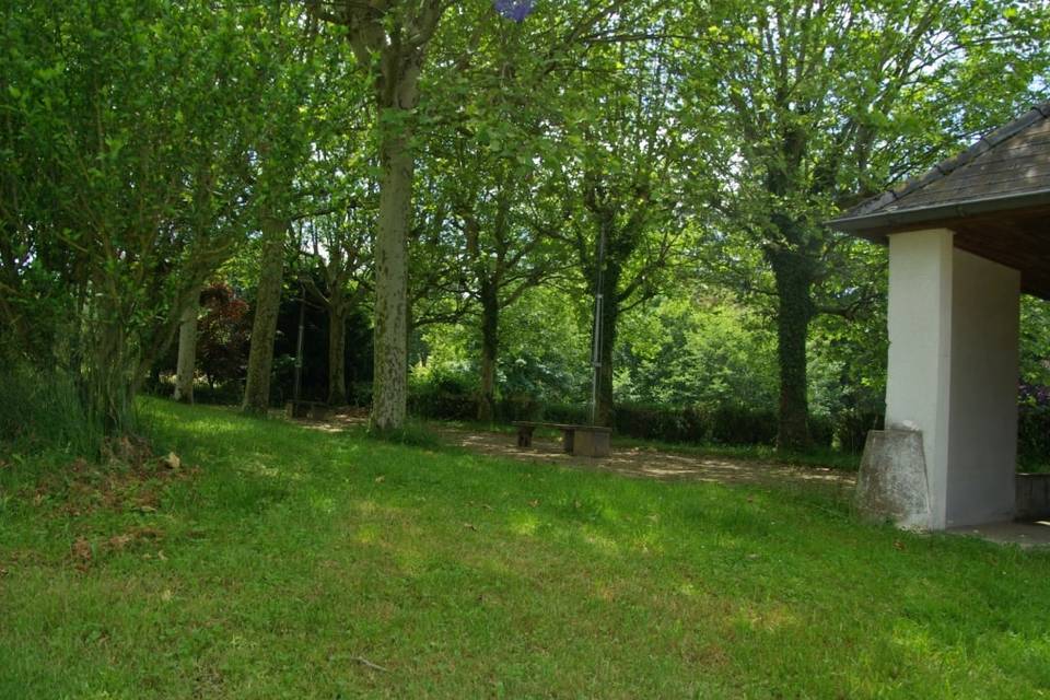 Le terrain de pétanque