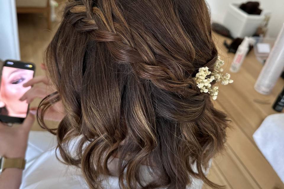 Couronne tresse laché