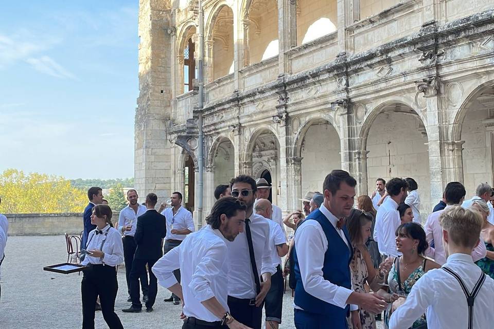 Vin d'honneur au château