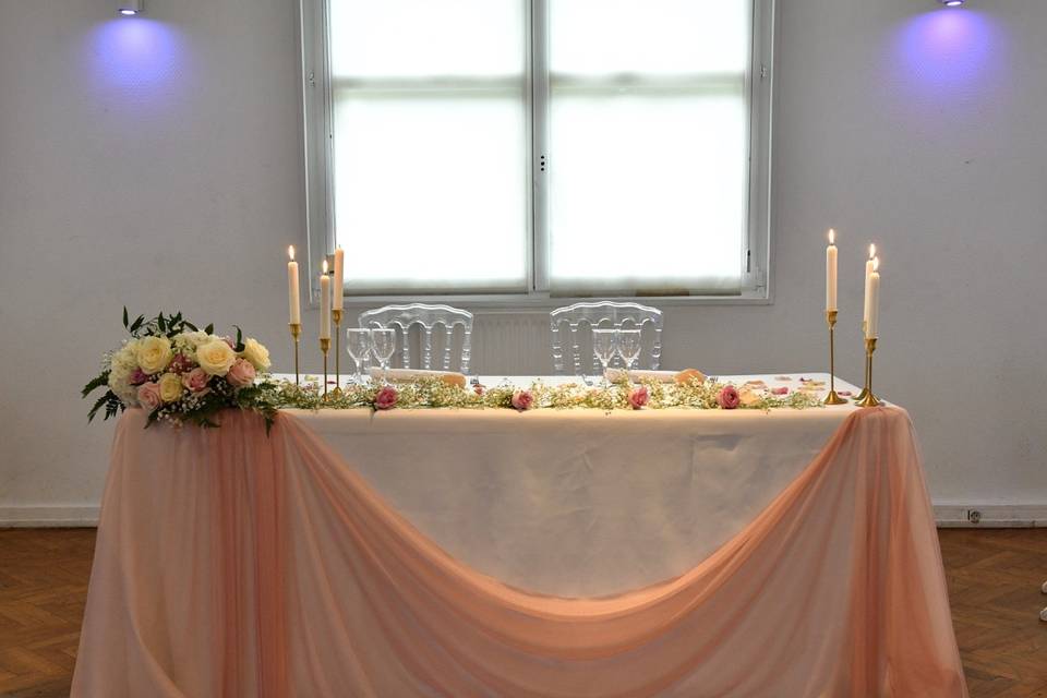 Table mariés