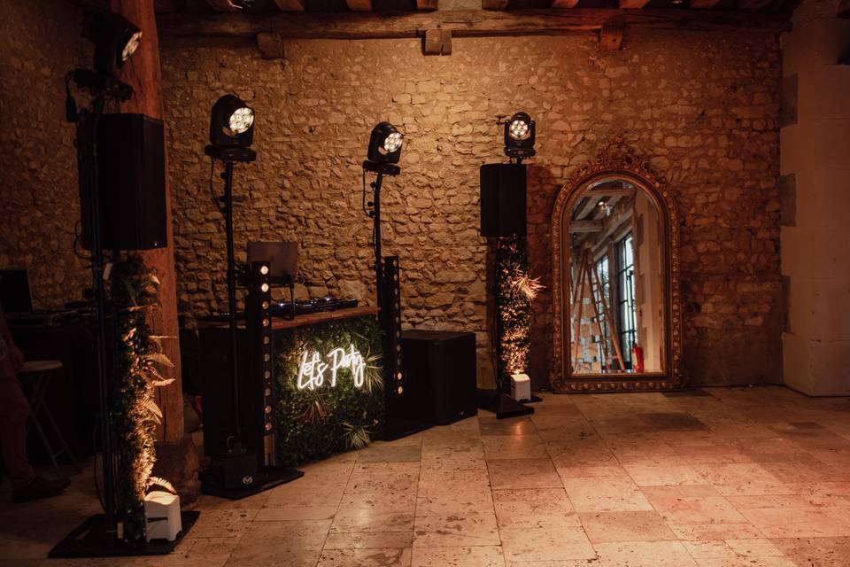Setup DJ végétal
