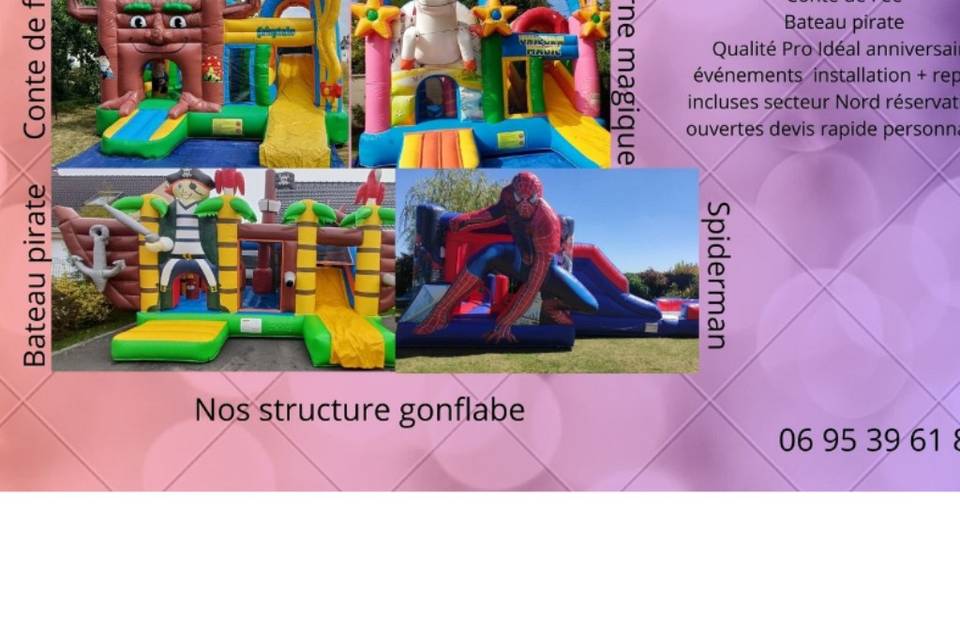 Nos structure gonflable