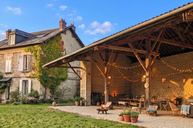 La grange de l'extérieur