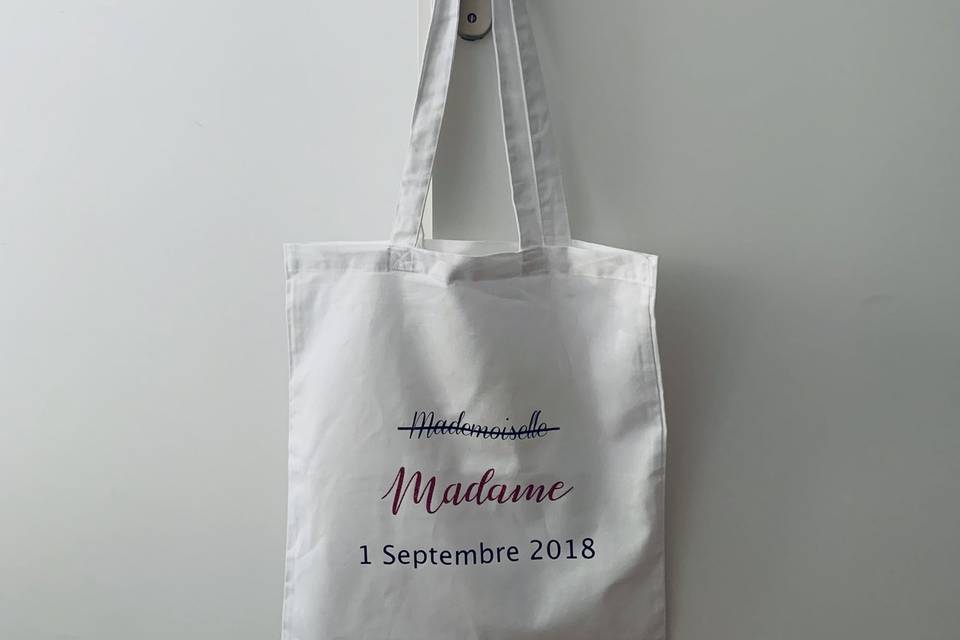 Tote bag personnalisé