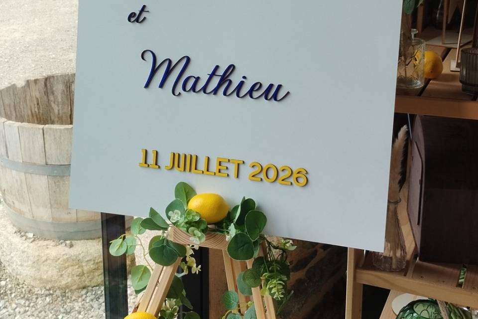 Panneau de bienvenue 