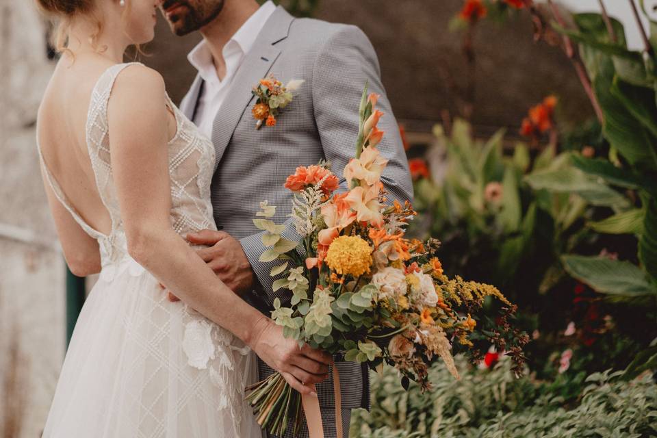 Bouquet et Boutonnière Mariés