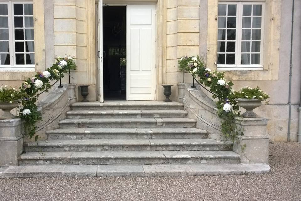 Décor de rampes d'escalier