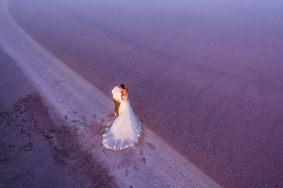 A wedding in a beautiful place