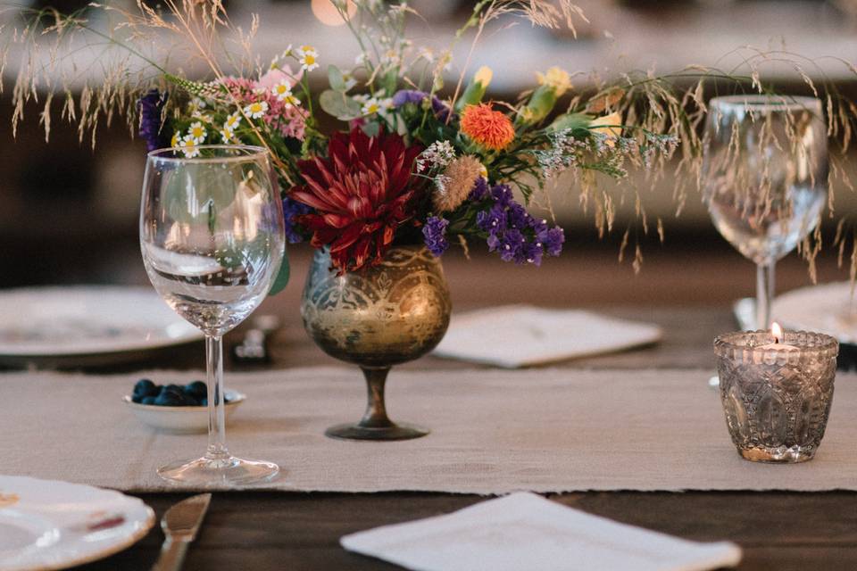 Déco table boho