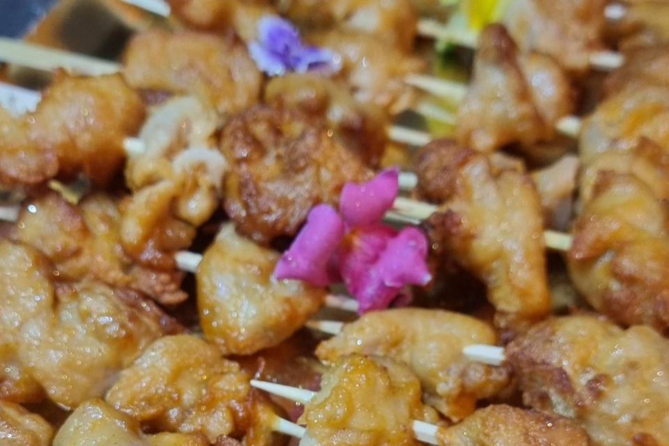 Brochette façons karaage