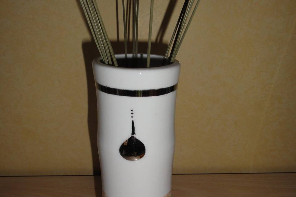 Vase platine
