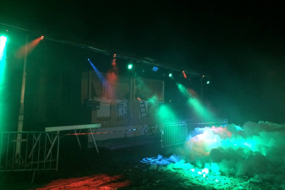Pour open air