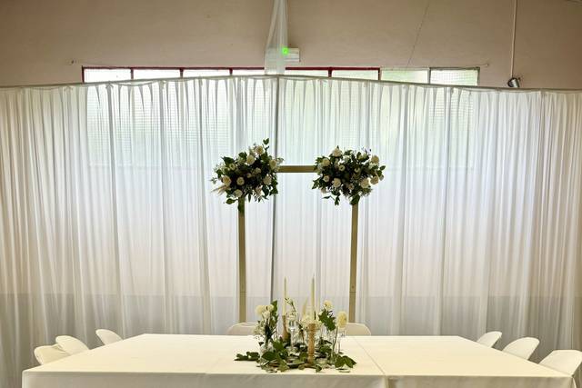 Table d’honneur champetre