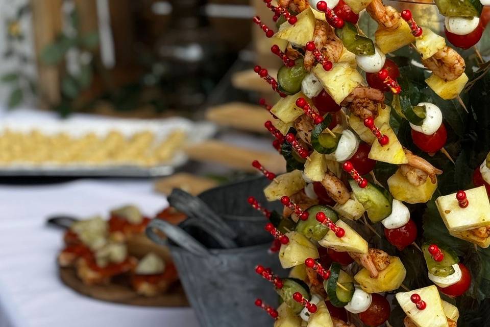 Petit assortiment brochettes