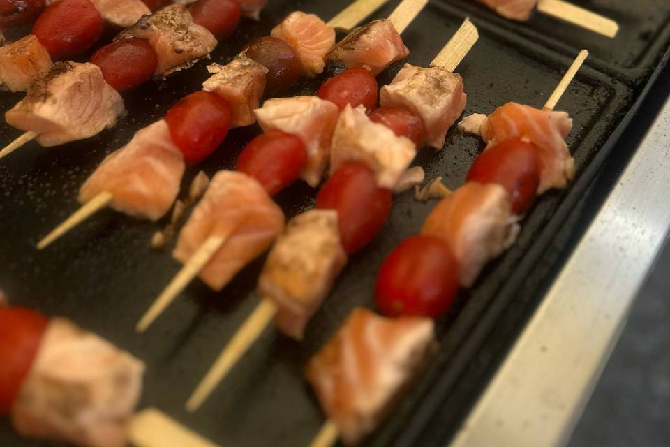 Brochette plancha