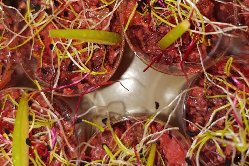 Tartare betterave au chèvre