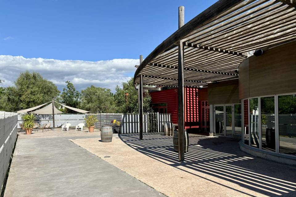 Terrasse salle des nougats