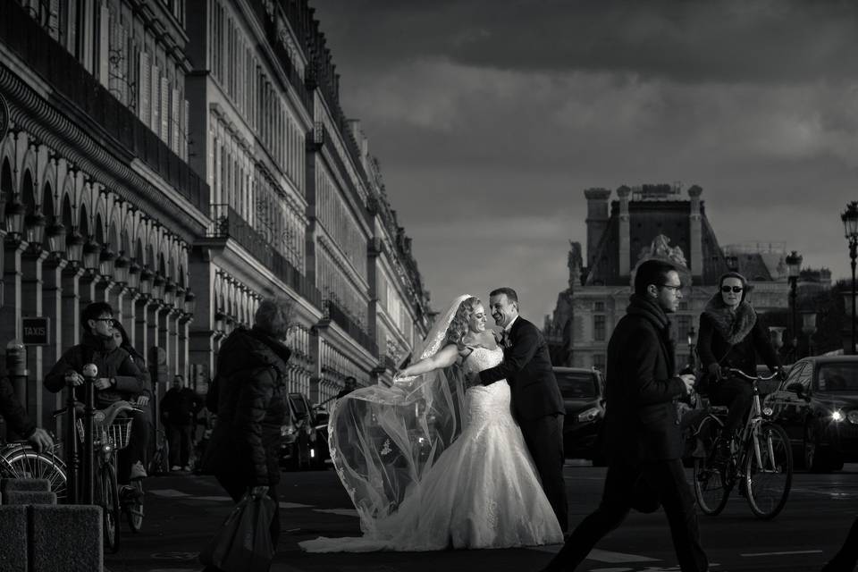Rue Rivoli à Paris