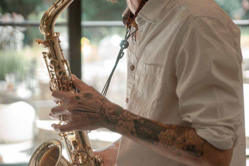Saxophoniste mariage