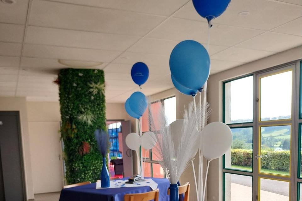 Déco bleu
