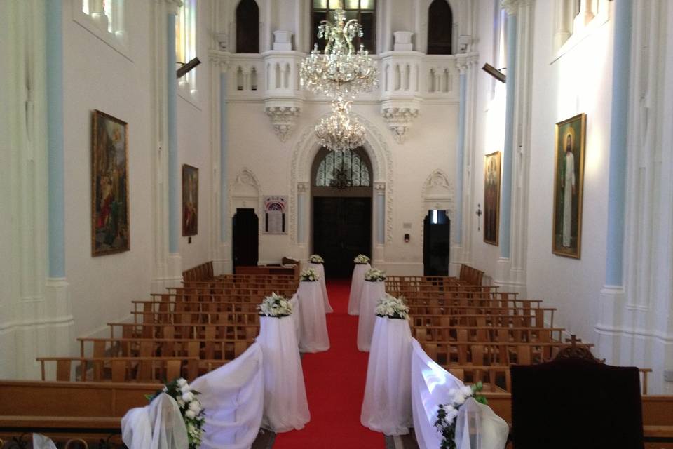 Décoration église pour mariage