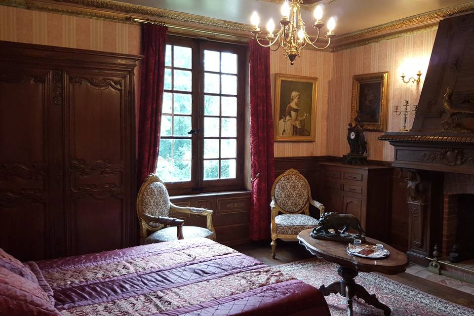 Chambre cheminée