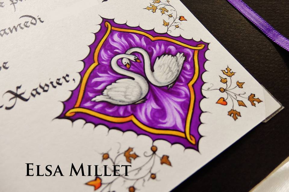 Elsa Millet - Calligraphie Illustration Enluminure