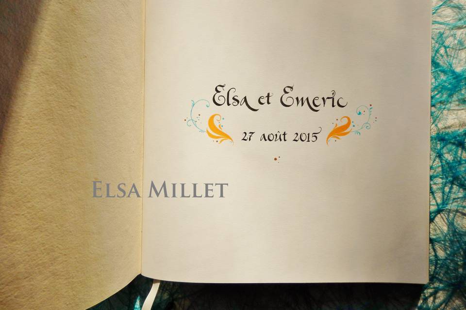 Elsa Millet - Calligraphie Illustration Enluminure