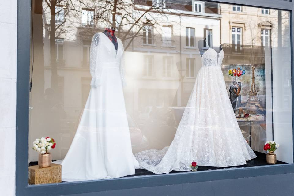 Robe De Mariée Étalée