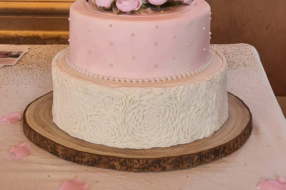 Wedding cake chic & champêtre