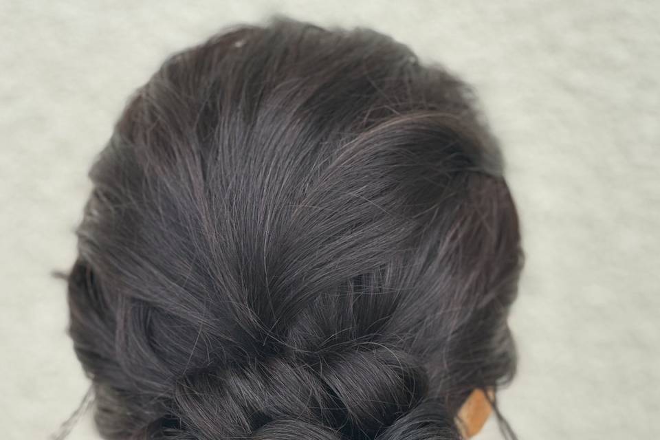 Un chignon détendu