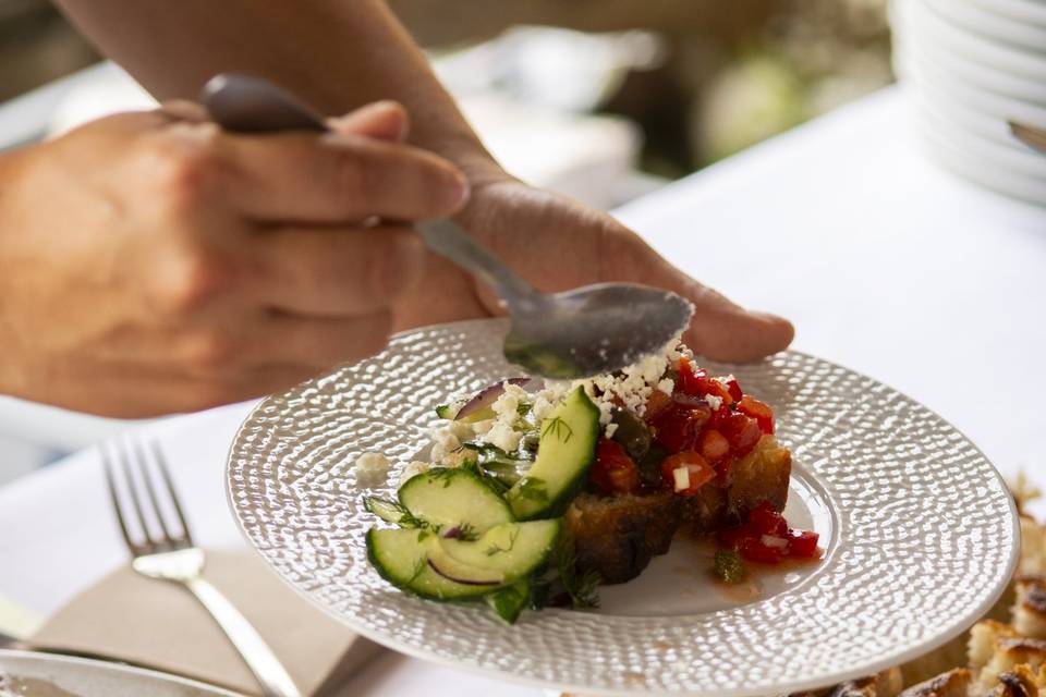 Plat à composer sur table